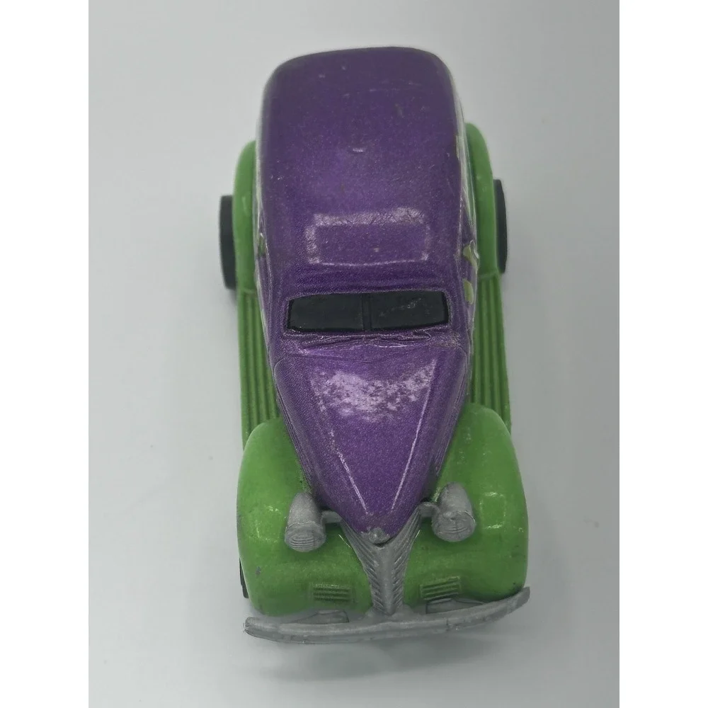 Vintage Matchbox Diecast Toy Car UGHH! 1939 Chevy Van Purple Green Frankenstein